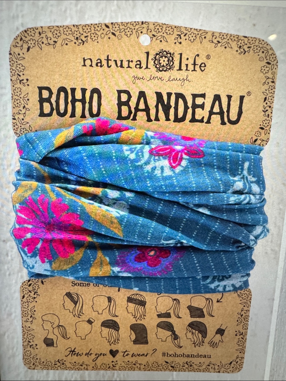 NATURAL LIFE Full Boho Bandeau Headband